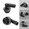 3/8" To 14mm Elbow Connector Hose Nozzle For Water Tank Fish Tank Hose Joints Aquatic Pet Irrigation Water Pipe Drain Connectors