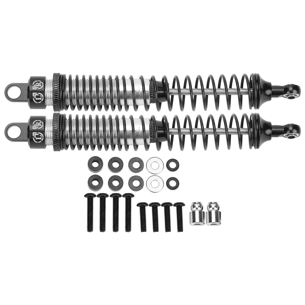 2Pcs 130mm RC Metal Shock Absorber Damper Set for HSP   RGT   Himoto   Redcat 1 10 RC CarBlack