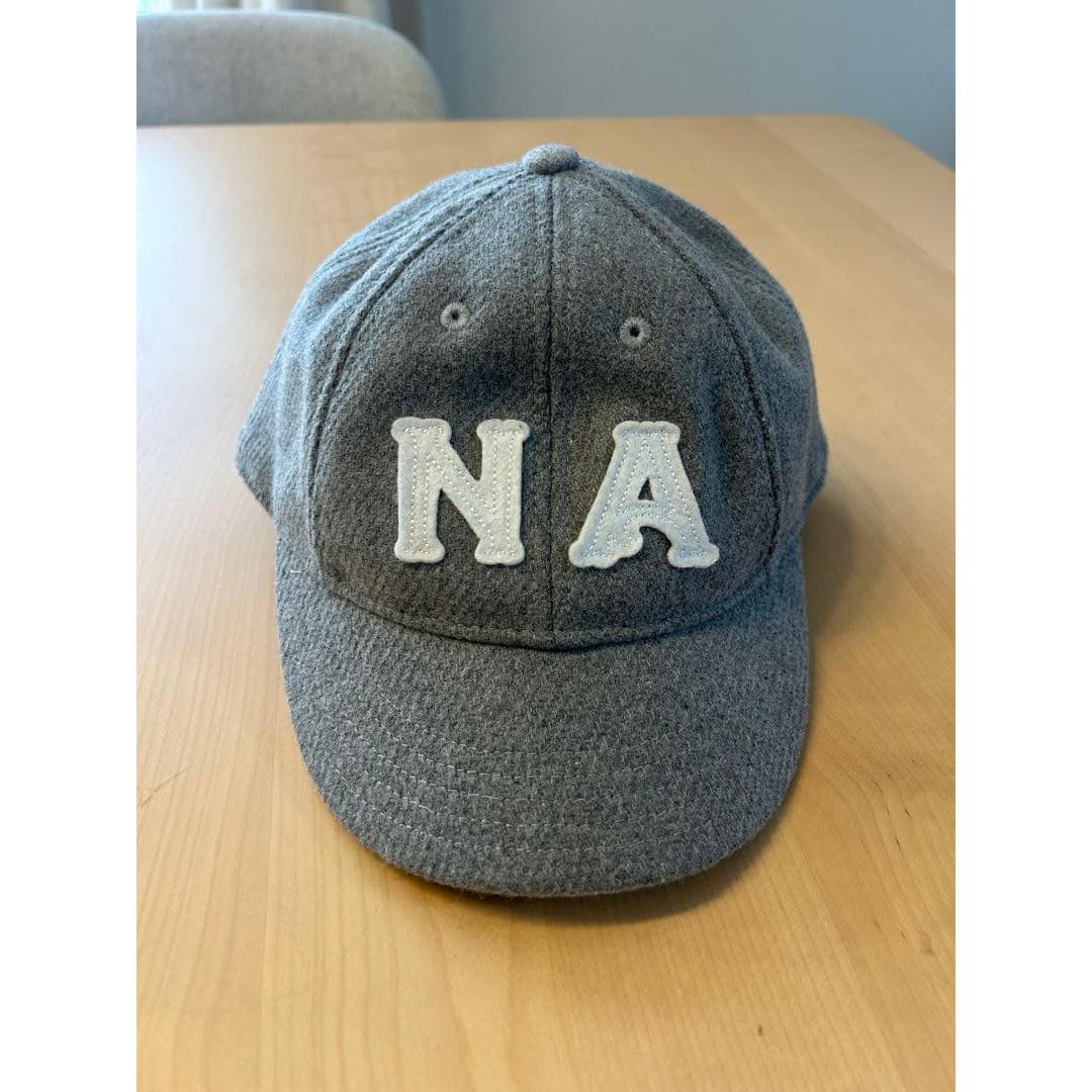 Used NEIGHBORHOODadidas felt logo wool 8 panel CAP