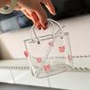 Handmade Glass Purse 550ml Borosilicate Glass Cup Tote Shape Cocktail And Iced Tea Glassware Small Bedside Table Vase