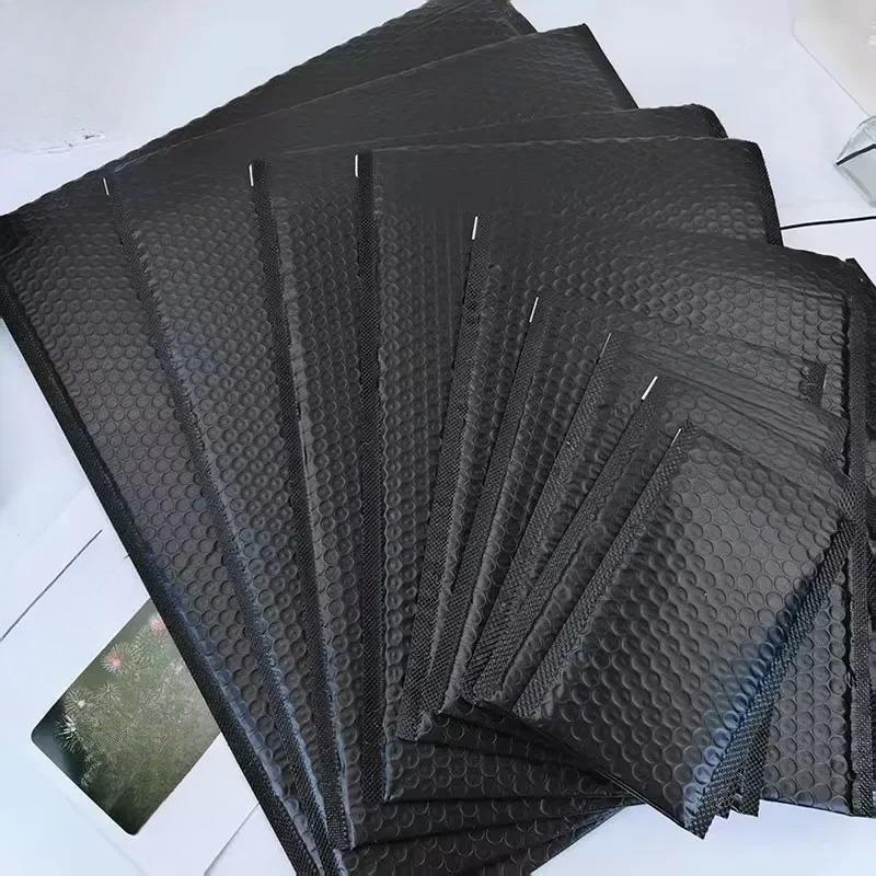 1/50Pcs Pink Poly Bubble Mailers Padded Envelopes Self Seal Padded Envelopes Gift Bags Black Packaging Envelope Bags For Book