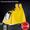 Extra Thick XL Stormproof Rain Poncho for Electric Vehicles - Unisex Full Body Motorcycle Cover with Foot Protection