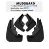 2017 2018 2019 2020 2021 2022 2023 2024 FOR Peugeot 4008 Mudguard Fender Mud Flap Guards Splash Mudflaps Car Accessories 4pcs