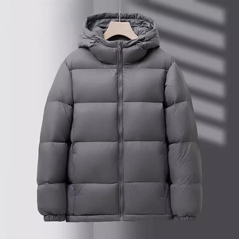 Black Northeast Harbin Down Jacket Short Female Couple Winter New Hooded Bread Jacket Thickened Leave-in