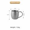 Rust-proof Beer Mug 520ml Cold Drink Cup Creative Moscow Mule Mug  Coffee Cup