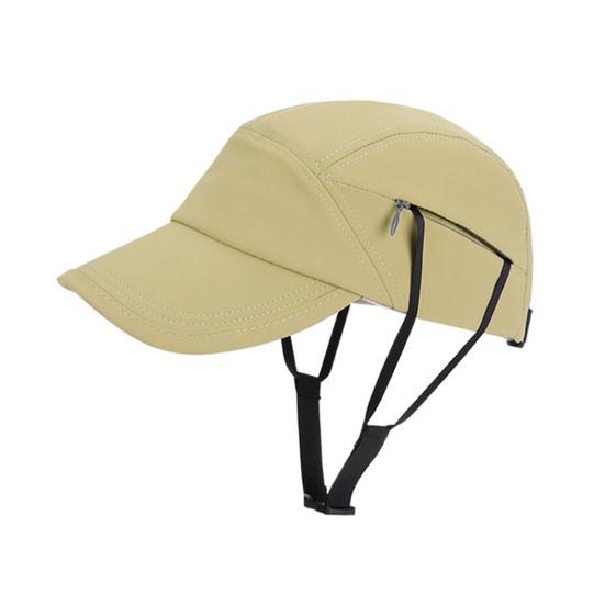 

Sun Hat Adjustable Chin Straps Extended Brim Baseball Hat UV Blocking Windproof Outdoor Travel Riding Hat хаки