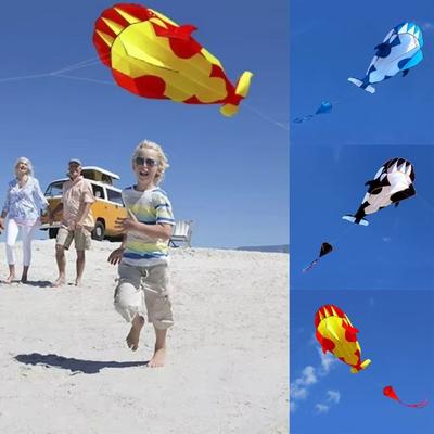 2,2m Weicher Drachen Guter Flug Plastik Flugspielzeug Neuer Großer Wal/Delphin Drachen Kind & Erwachsener