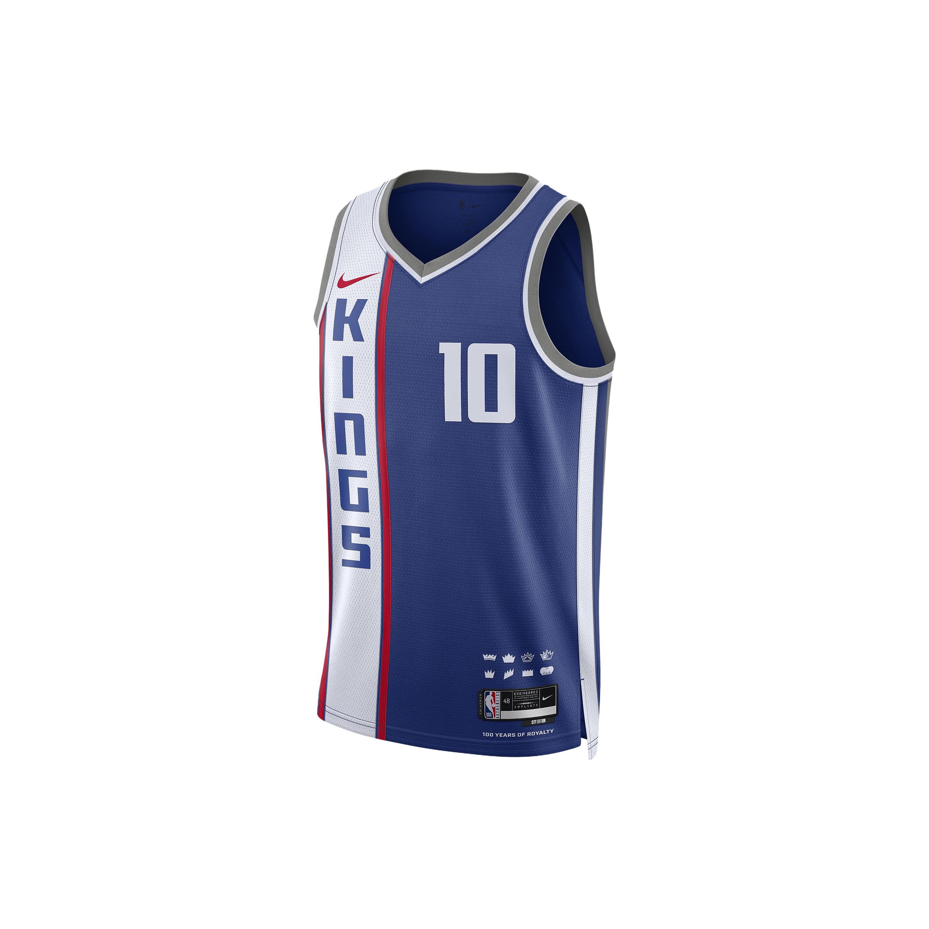 

Новая мужская майка Nike Domantas Sabonis Sacramento Kings City Edition 2023/24 Nike Dri FIT Nba Swingman DX8518-401 L