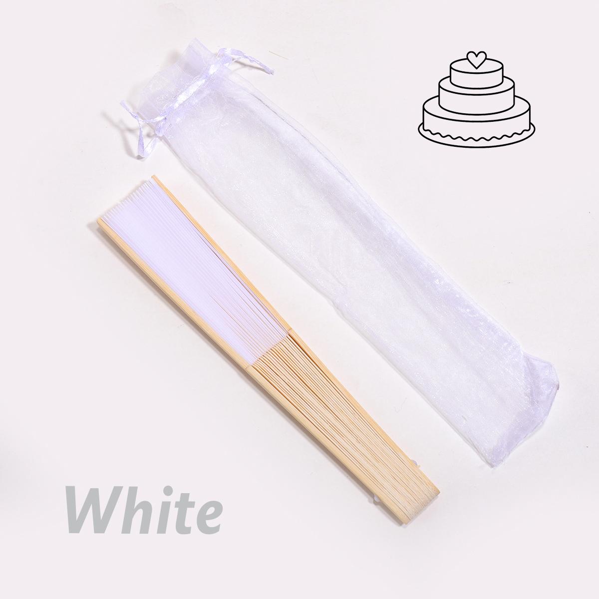 

1Pcs Custom Text Wedding Fan Personalized Name Handmade Silk Fan Party Favors Muslin Bag Customized Text Bamboo Folding Hand Fan