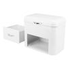Iron Bread Box 2 Shelves Large Capacity Large Farmhouse Bread Container for Bread Bagels