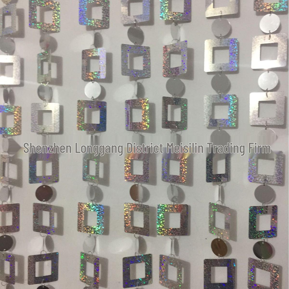 

Гирлянда из пайеток для свадебного украшения и сценического реквизита Hollow 5+3cm