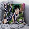 My Hero Academia Cool Cartoon Cushion Cover Polyester Sofa Cushions Decorative Throw Pillows Home Decoration Pillowcover
