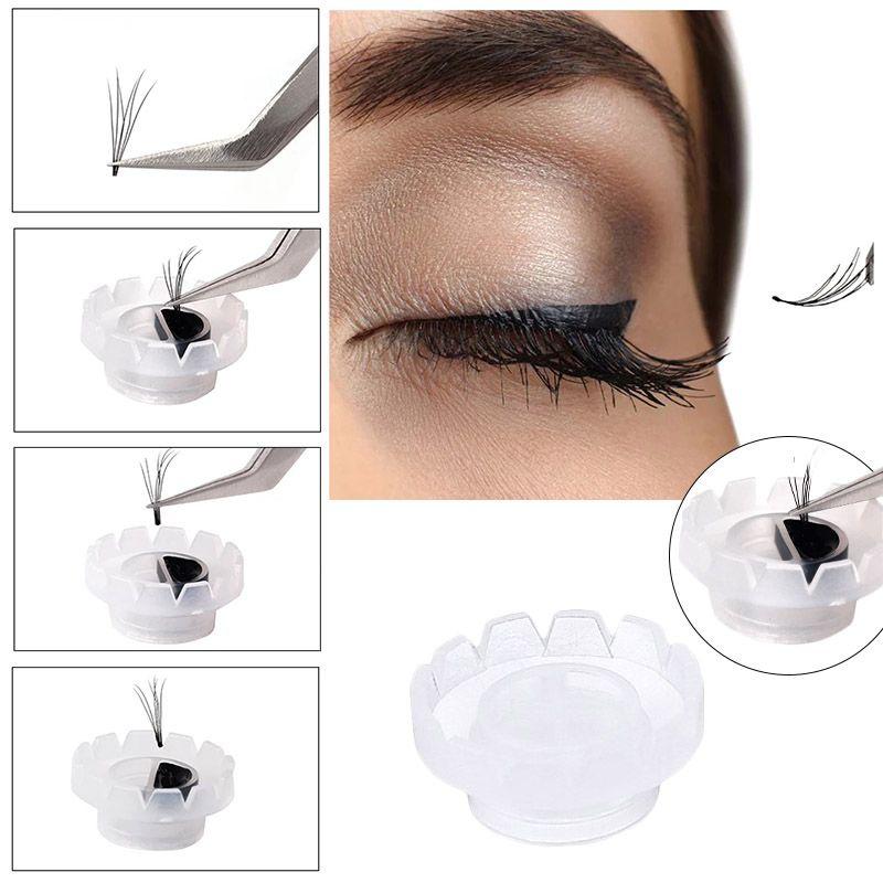 Practical And Economical Blossom Cup Ring For Eyelash Extension