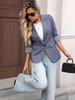 Chic Mini Blazer Autumn Fashion 7/8 Sleeve Cardigan for Women