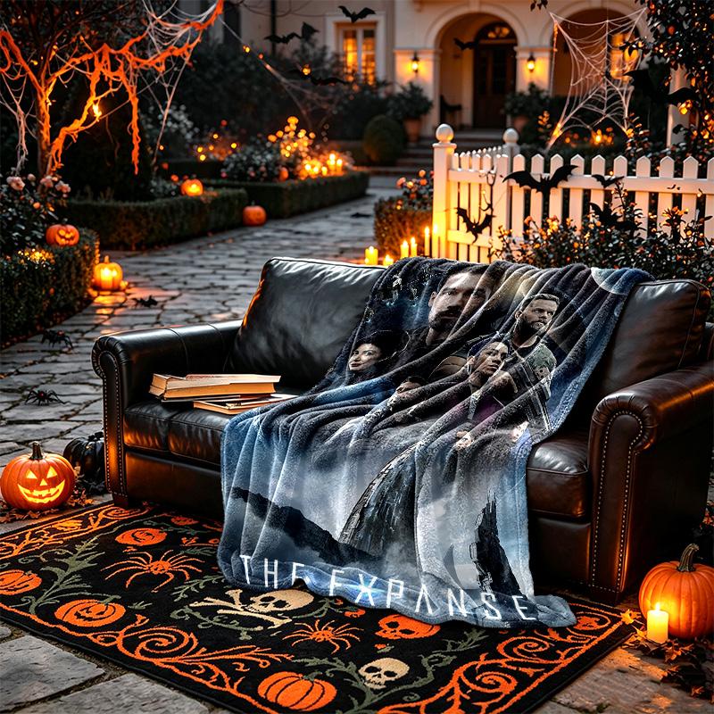 [Giant Dark Warrior Blanket] Creative Blanket for Women Men Family Friend on Birthday Mothers Fathers Day Valentines Day