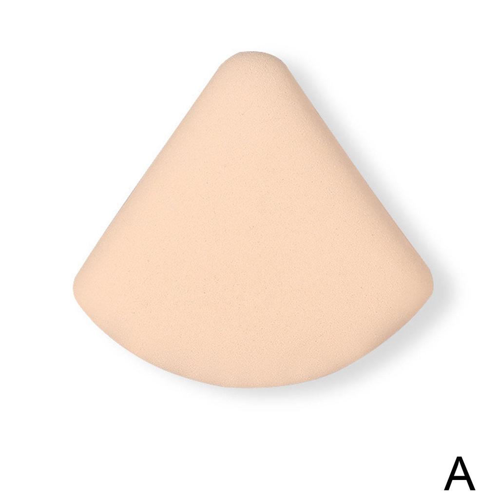 Wet & Dry Marshmallow Air Puff Cosmetic Sponge Leather Powder Puff Triangle M9E2