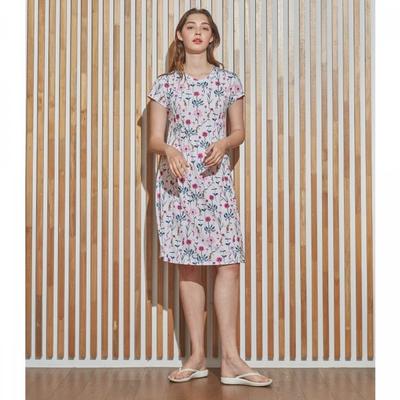 Lipbbam Creora Dip Free Kunstwerk Patroon Midi Jurk Ldm50fa01