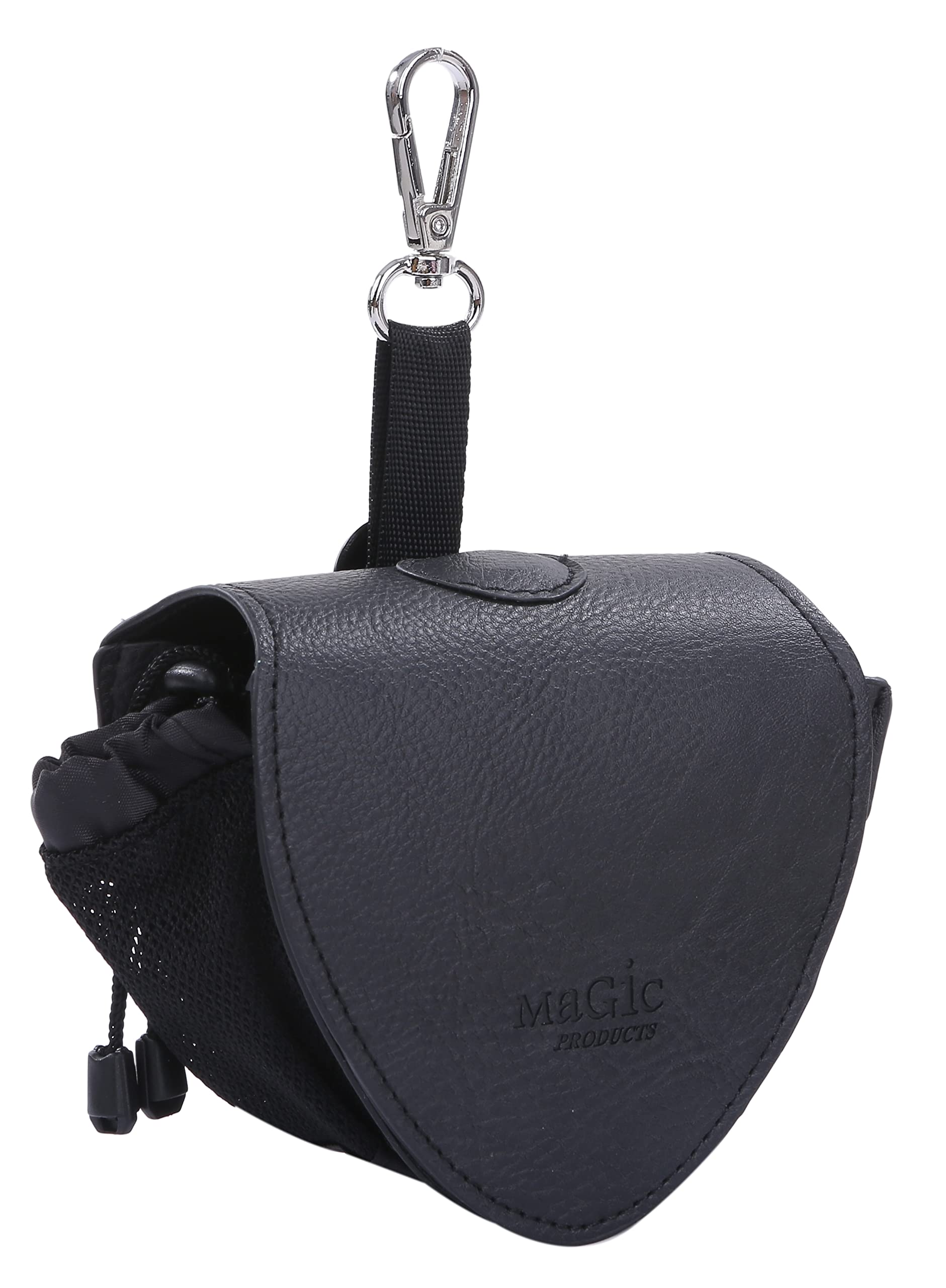 

Magic Products Golf Ball Case, Holds 3 Balls, Versatile Storage, Soft Matte Finish (Black)