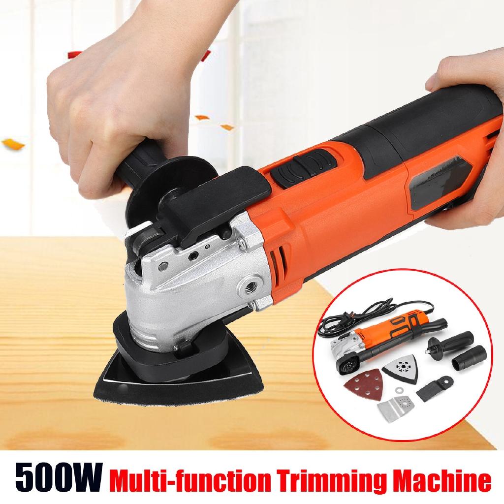 500W Multi Oscillating Combat Tool & Cutting Sanding Scraping Accessories