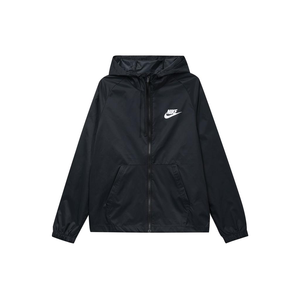 Nike Large Back Logo Zip Hoodie Sport Jacket Men Tops Black CZ8677-010