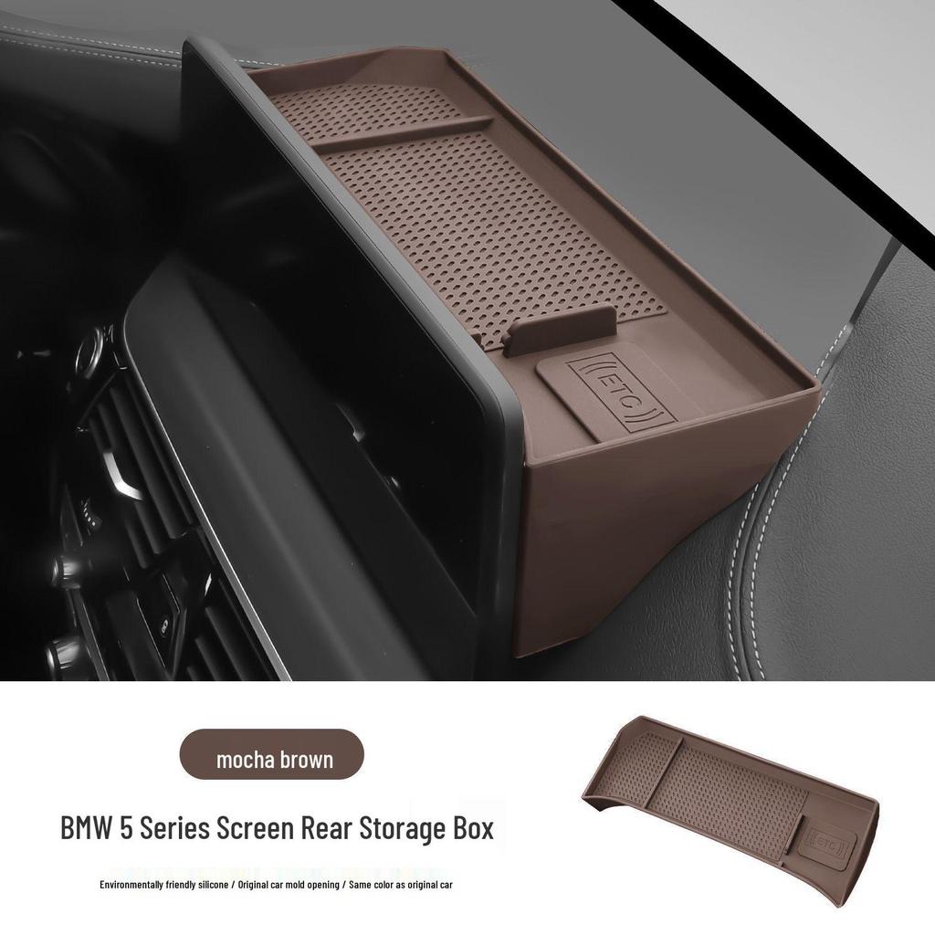 Caixa de Armazenamento de Silicone para Série 3, 5, 7 & X3, X5, X6, X7 da BMW - Console Central