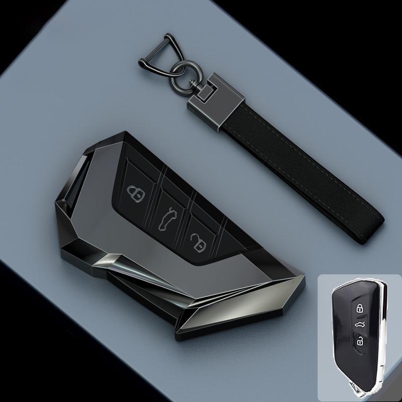 High-end Zinc Alloy Car Key Case Cover for VW Volkswagen Golf 8 MK8 Skoda Octavia A8 2021 SEAT Leon MK4 Camouflage