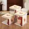 Translucent Chocolate Bear Birthday Cake Box