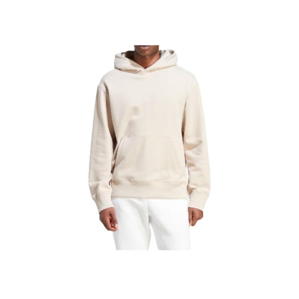 Adidas Originale einfarbige Kapuzen-Langarm-Sweatshirts Herren-Tops Beige IM4405