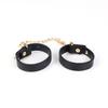 Sex Toys for Women Couples Adult Games Slave Bondage Handcuff Luxury Leather Handcuff Gold Chain Leash  Erotic