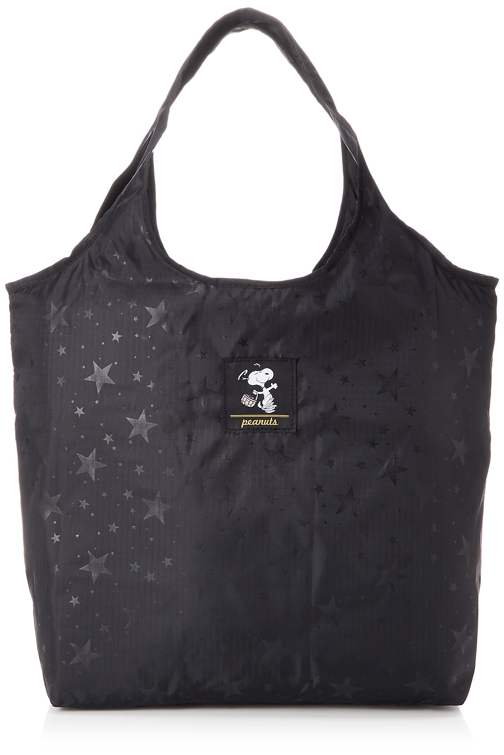 

Folding eco bag Snoopy PEANUTS Star Black [Siffle] cold/thermal Women s PN27.
