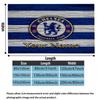 1PC Chelsea F Custom Name Patterned Flannel Blanket Suitable For All Seasons for Home Decor Warmth and Comfort Gifts Holiday Present