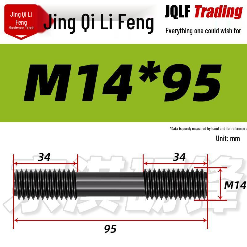 High-Strength Double-Ended Stud Bolt M12-M18 | Grade 8.8 Mold & Press Screw Rod