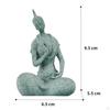 Aquarium Meditierender Buddha Harz Statue Skulptur Aquarium Figur Schreibtisch