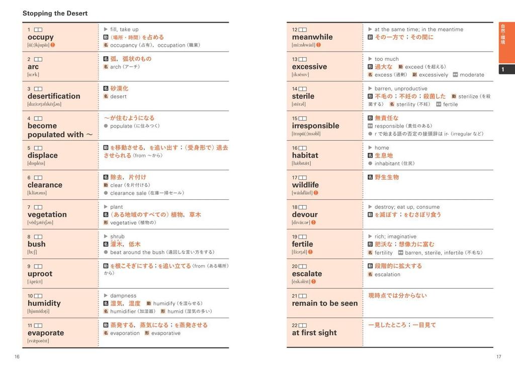 [Audio App Compatible] Eiken Grade Pre-1 Vocabulary and Phrases To Remember Through Sentences, 4th Edition (Obunsha Eiken Book)