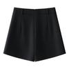 2025 Women's Black A-line High Waist Bodycon Midi Skirt - New Spring/Summer Design