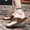 Fashion POLALI Luxury Brand Flip Flops Soft Comfortable Microfiber Leather Slippers Beach Slipper Flip Flop Summer Shoe For Men Size 47