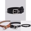 Women Stylish Business Belt With Round Buckle And Easy Snap Fastening