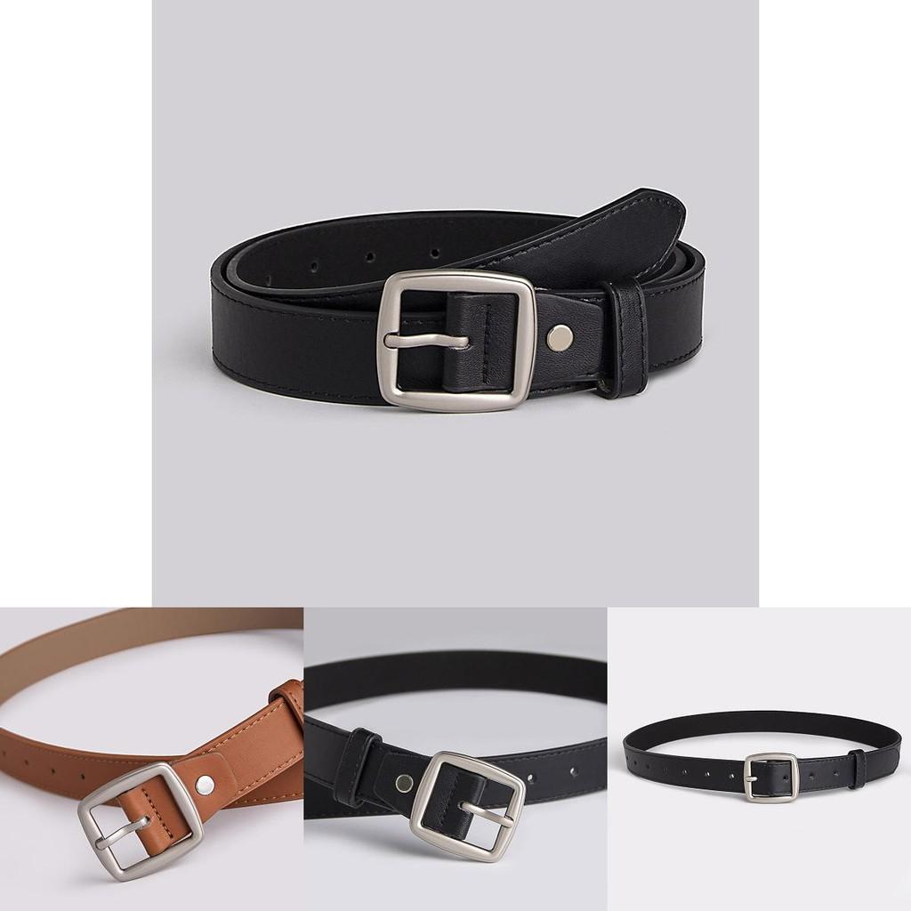 Women Stylish Business Belt With Round Buckle And Easy Snap Fastening