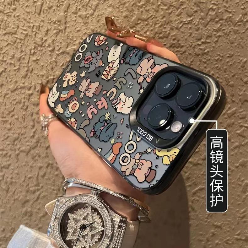 Animal Party Suitable for Apple 15 Mobile Phone Case 14plus New 13pro Silicone 11promax Anti-drop 16PRO