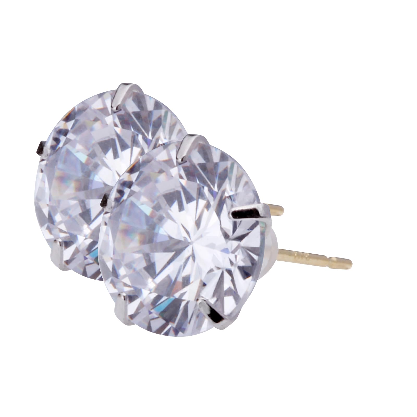 

LOKUMI 18K K18 8 Sizes to Choose 3 Made in K18 Cubic Cubic Metal 1 Nickel Earrings, Post, from, Colors, Japan, Zirconia, Zirconia, Hypoallergenic,