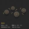 Background Home Decoration Wall Hanging Copper Pendant Metal Hollow Out Coral Lotus Leaf Fish Pond Goldfish Wall Decoration