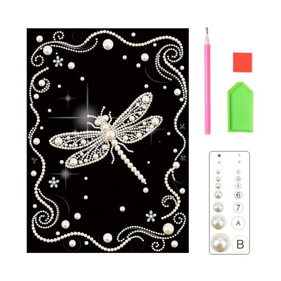 3D-Perlenmalerei-Set zum Selbermachen: Mosaik-Wandbild mit Strassperlen und Schmetterlingen für Erwachsene – ideal für die Schlafzimmerdekoration.