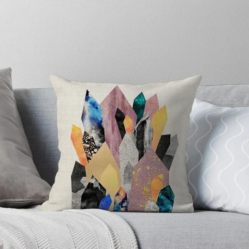 Nordic Abstract Geometric Creative Style Gray Decoration Home Pillow Cover Sofa Cushion Cover