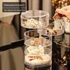Custom Multi-layer Rotating Jewelry Storage Box - Transparent, Dustproof, Portable, Multifunctional Organizer