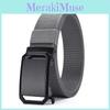 Canvas Men Casual Belt With Electroplated Buckle For Military Outings Training