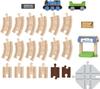 Mattel Thomas the Tank Engine Wooden Rail Series Rail Set Years Old and HGD12 (Thomas) Thomas's [Vehicle Train] [Playset] [3 Up] [Present]