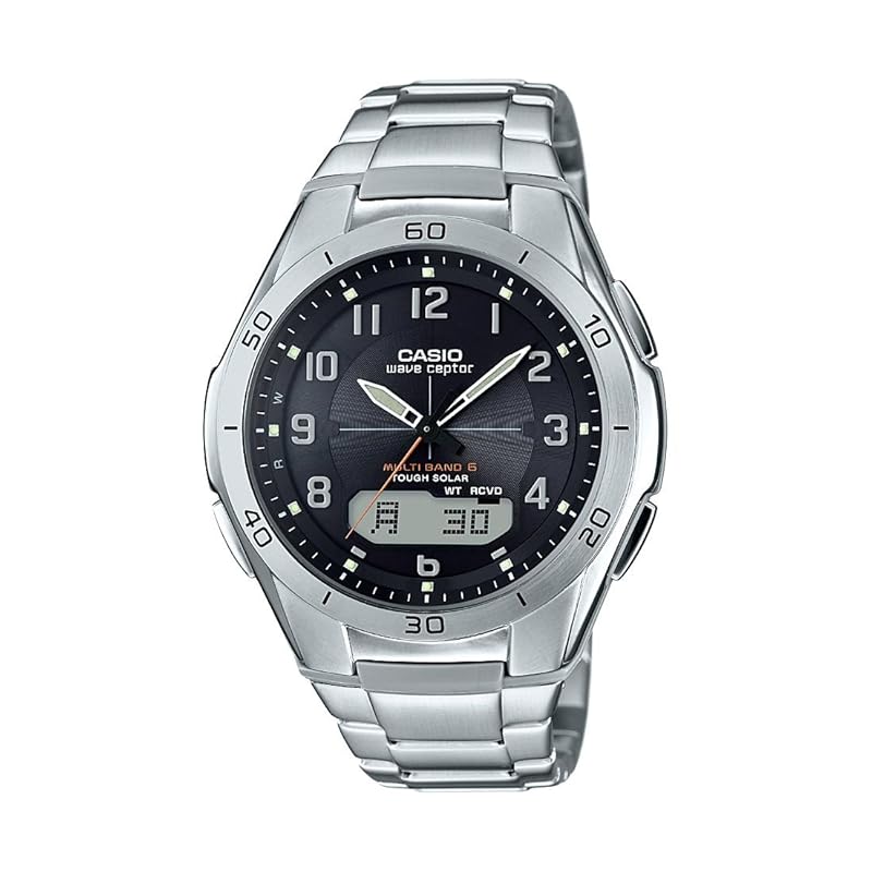 

[Casio]Casio watch WAVECEPTOR Solar watch compatible with 6 radio stations around the world Ana-digital combination model WVA-M640D-1A2JF men s