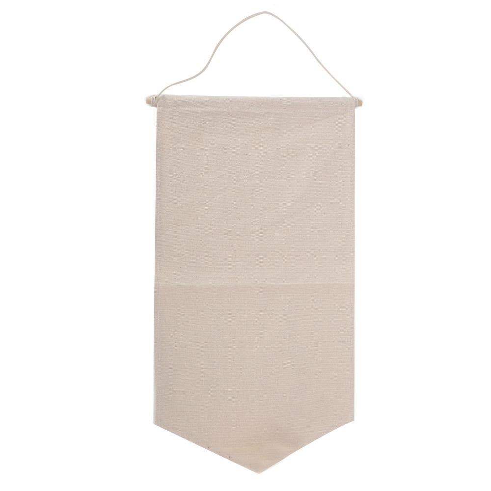 Canvas Wall Hanging Jewelry Organizer Beige Accessories Display Board Jewelry Storage Rack  Wall