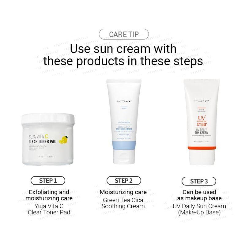 MACQUEEN - UV Daily Sun Cream (Natural Make-Up Base)