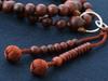 Kyoto Buddhist Altar Hayashi Mala Beads Jodo Sect Rosewood Formal Ceremony Bag Kyoto (Unground) (For Men) [Bead Included] SM-015